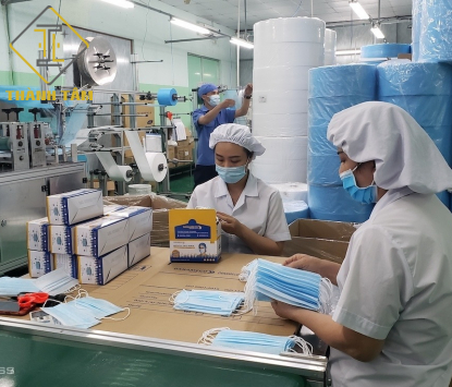  THI CÔNG PHÒNG SẠCH SẢN XUẤT KHẨU TRANG